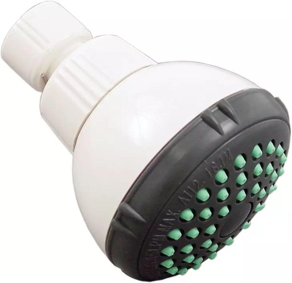 REGADERA DE ABS CARIBE (CROMO), RUGO