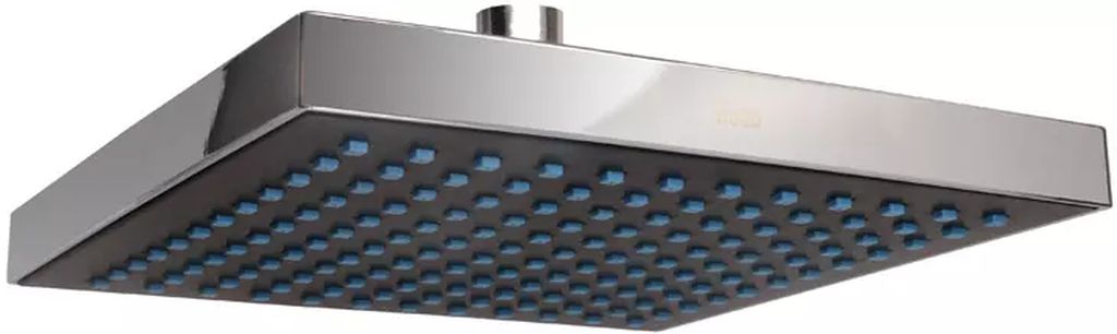 REGADERA PLATO CUADRADO 8" CON SISTEMA ANTISARRO DE ABS GRECIA (CROMO), RUGO