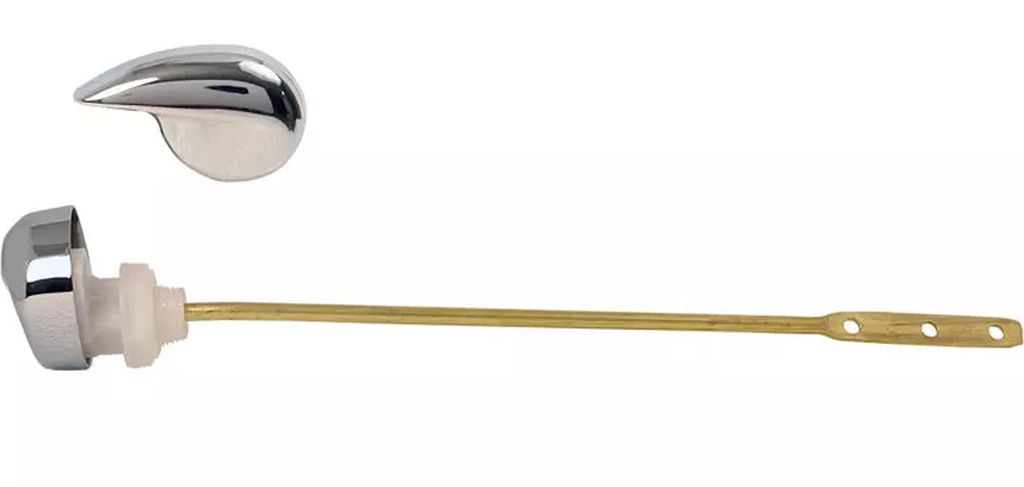 PALANCA PARA W.C. CROMADA, RUGO