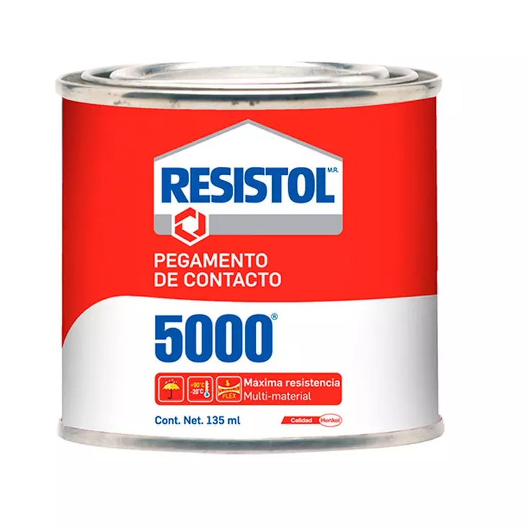 PEGAMENTO DE CONTACTO 135 ML (4.56 OZ) BASE SOLVENTE COLOR AMARILLO (5000), RESISTOL