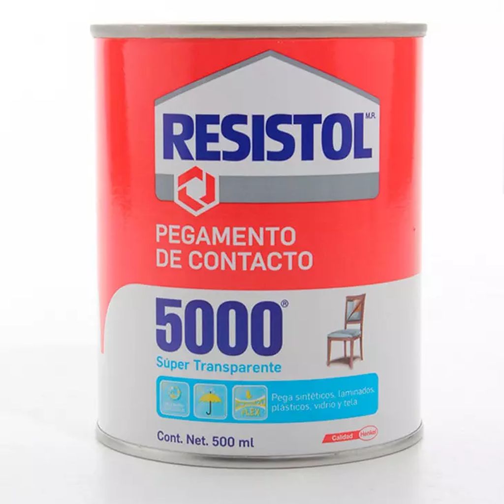 PEGAMENTO DE CONTACTO 500 ML (16.91 OZ) BASE SOLVENTE TRANSPARENTE (5000), RESISTOL