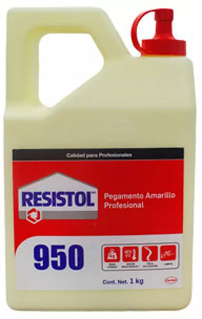 PEGAMENTO BLANCO 1 KG (950 PROFESIONAL AMARILLO), RESISTOL