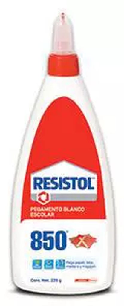 PEGAMENTO BLANCO 225 GR (7.93 OZ) MULTIUSOS (850 ESCOLAR), RESISTOL