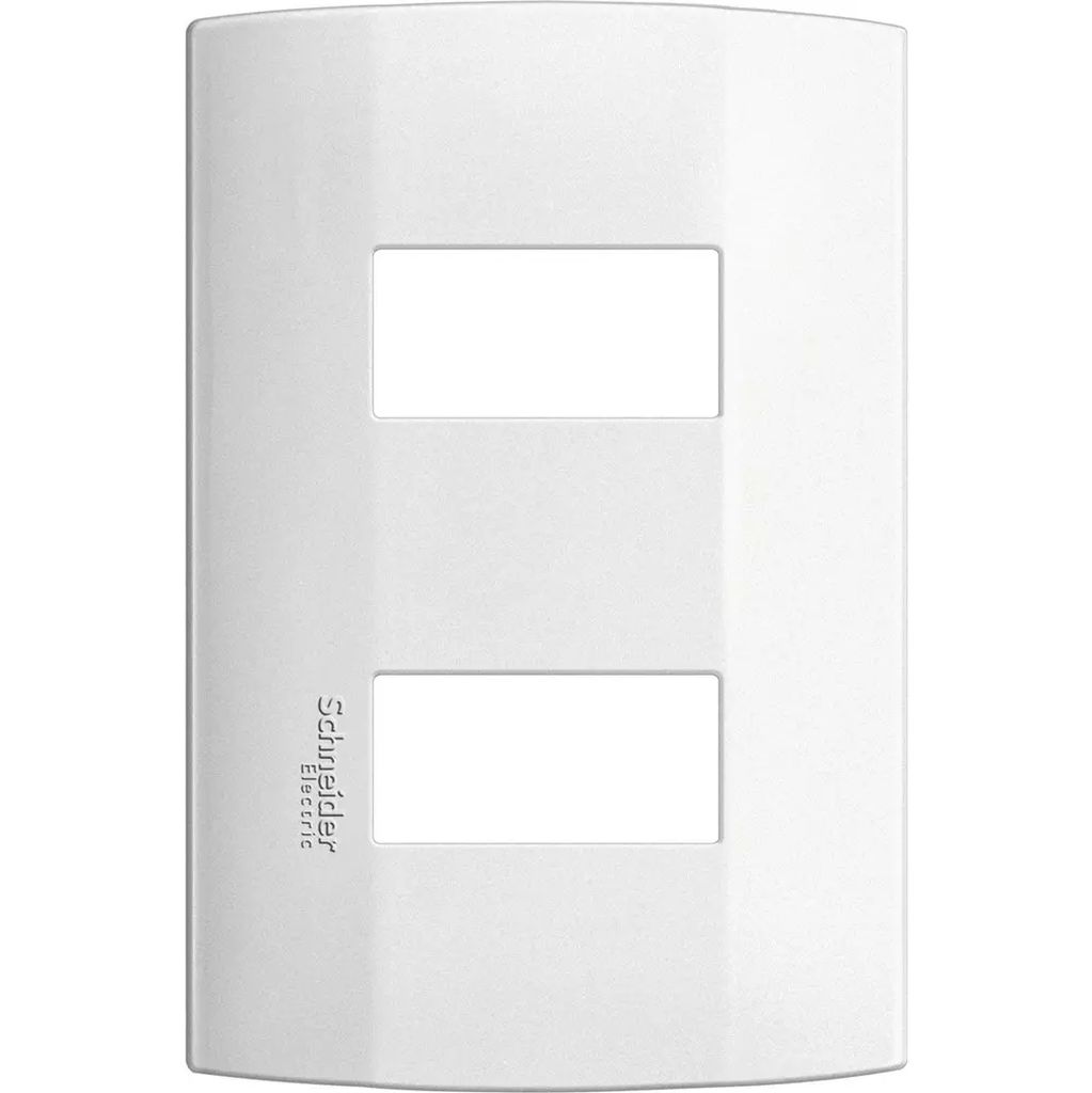 PLACA DE RESINA CON CHASIS DOBLE ABS COLOR BLANCO, MARISIO