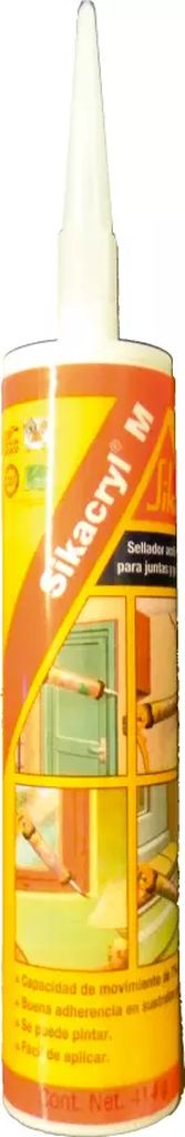 SELLADOR ACRILICO BLANCO 300 ML (SIKACRYL 100), SIKA