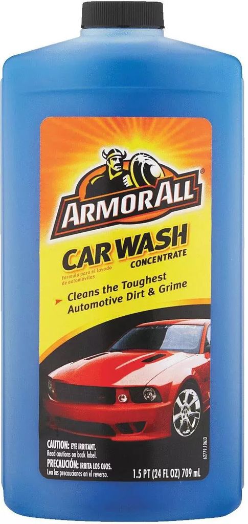 SHAMPOO PARA LAVADO DE CARROCERIAS AUTOMOTRIZ CONCENTRADO 709 ML(CAR WASH), ARMOR ALL