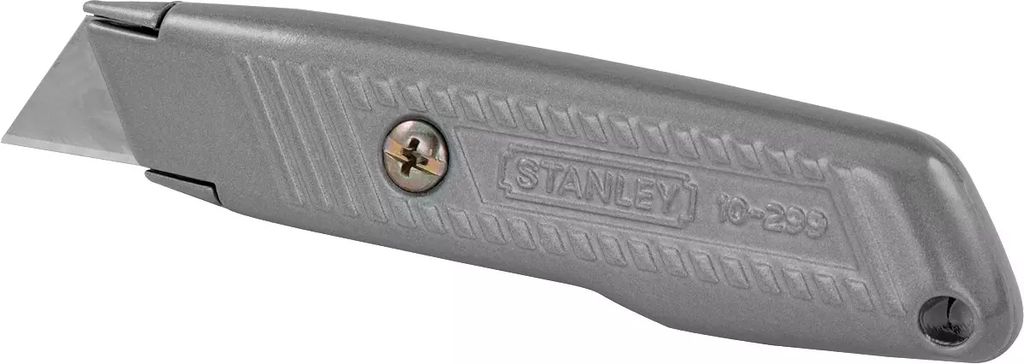 CUTTER 7" METALICO STD FIJA CUCHILLA CORTA USO RUDO, STANLEY