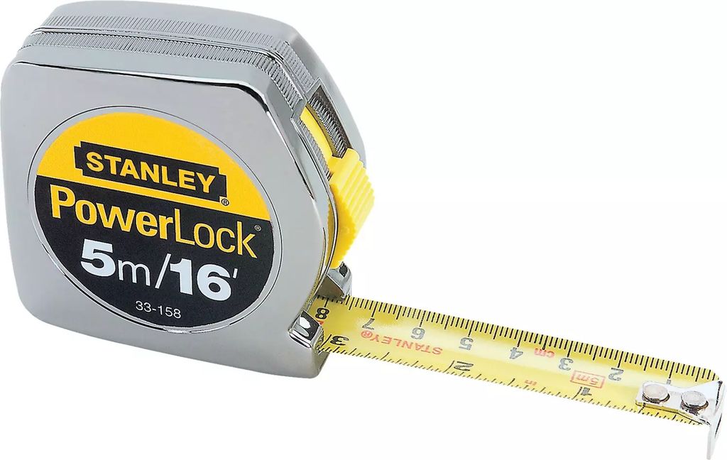 FLEXOMETRO 5.0MT X 19MM METALICO POWERLOCK, STANLEY