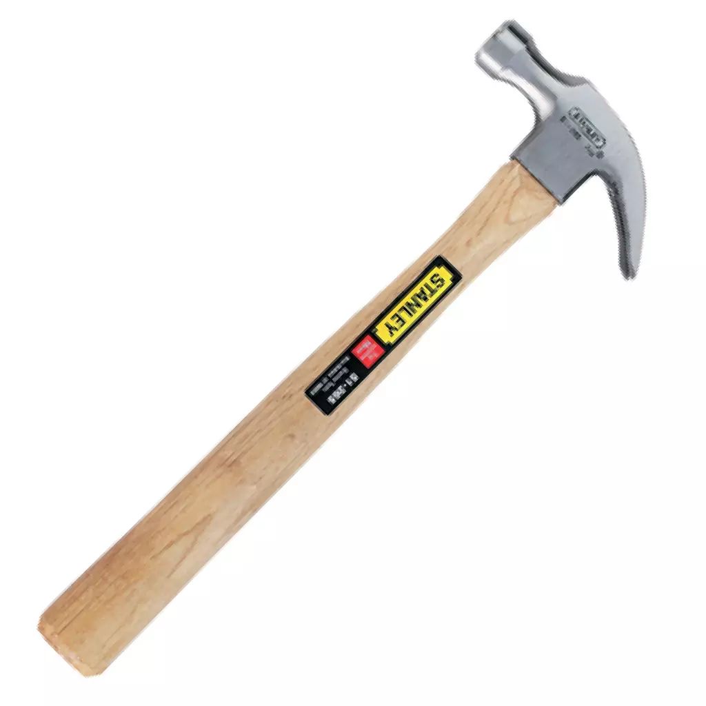 MARTILLO DE UÑA CURVA 16OZ MANGO 14", STANLEY