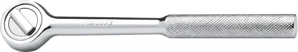 MATRACA REVERSIBLE 1/4" CABEZA REDONDA 6" PULIDA, STANLEY