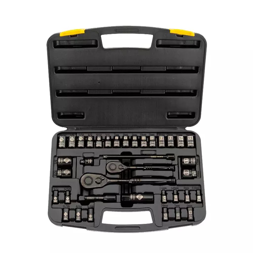 JGO CROMO NEGRO 37PZA, STANLEY