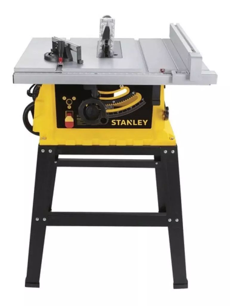 SIERRA DE MESA 10" 1800 W 4800 RPM CON RUEDAS PARA FACIL TRANSPORTE, STANLEY