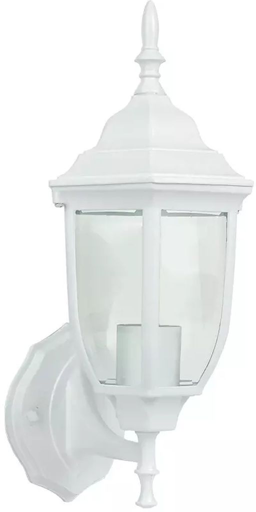 FAROL DE EXTERIOR PARA SOBREPONER BLANCO DE ALUMINIO 20 W 100-240 V BASE E2 IP44 (SALERMO), TECNOLITE