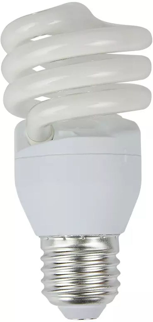 FOCO AHORRADOR ESPIRAL 15 W LUZ DE DIA 6500 K 1100 LM BASE E27 T2, TECNOLITE