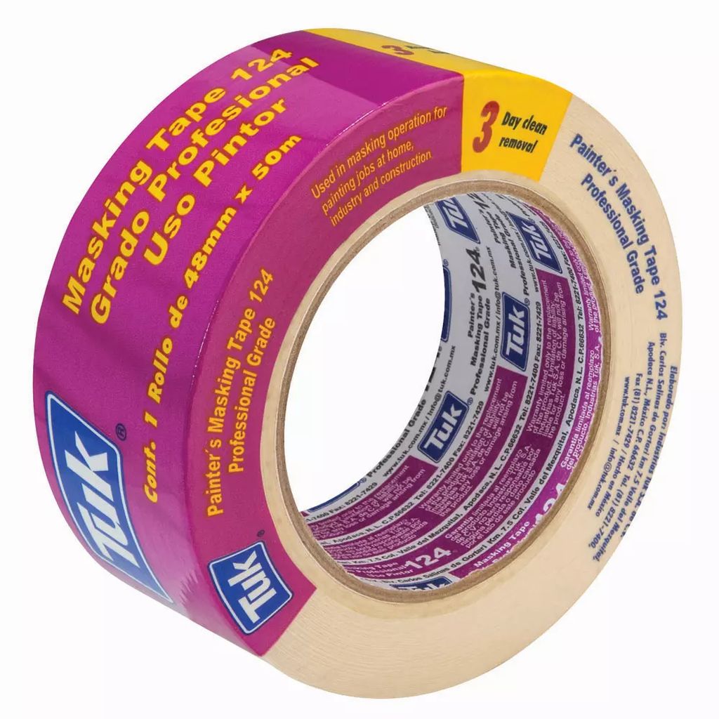 CINTA MASKING 48X50 PROFESIONAL AMBIENTE124, TUK