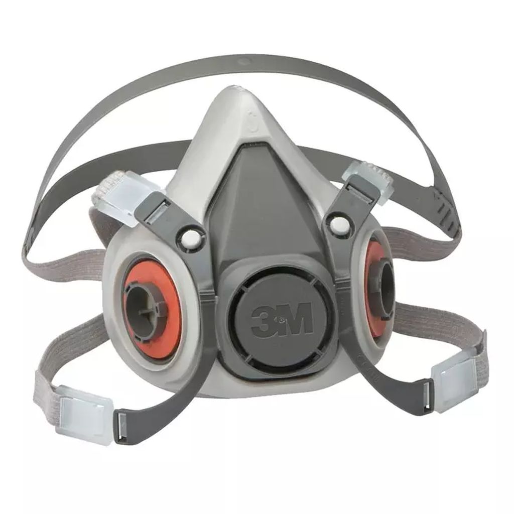 RESPIRADOR PARA MEDIA CARA MEDIANO P/2 FILTROS, 3M