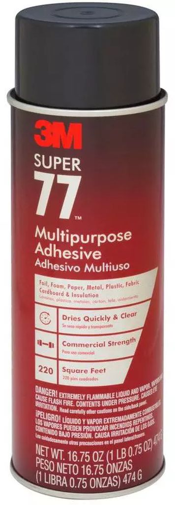 ADHESIVO INSTANTANEO EN AEROSOL USO GENERAL 467 GR (16.47 OZ) (SUPER 77), 3M