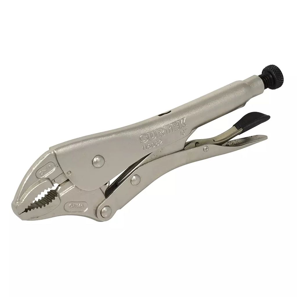 PINZA DE PRESION QUIJADA CURVA 10" CORTA ALAMBRE, SURTEK