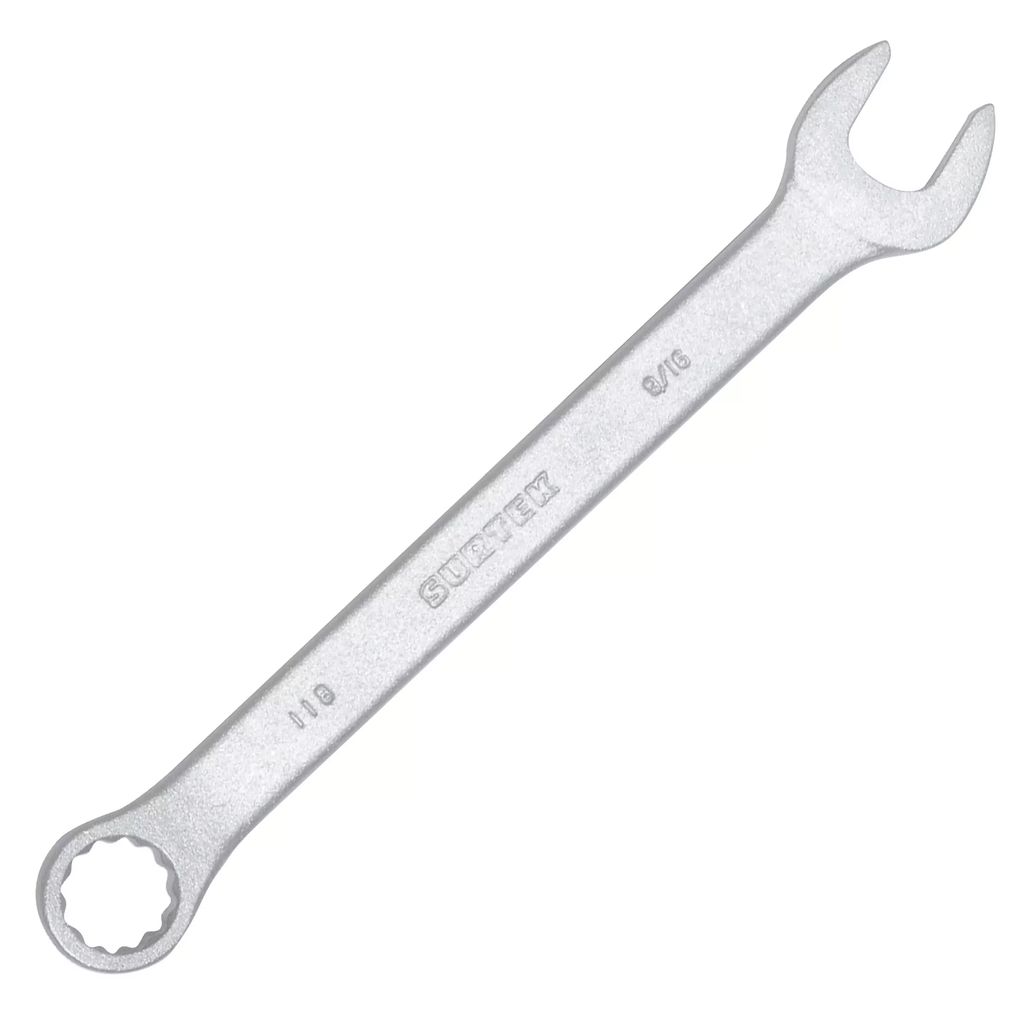 LLAVE COMBINADA 9/16" 12 PTAS SATINADA, SURTEK