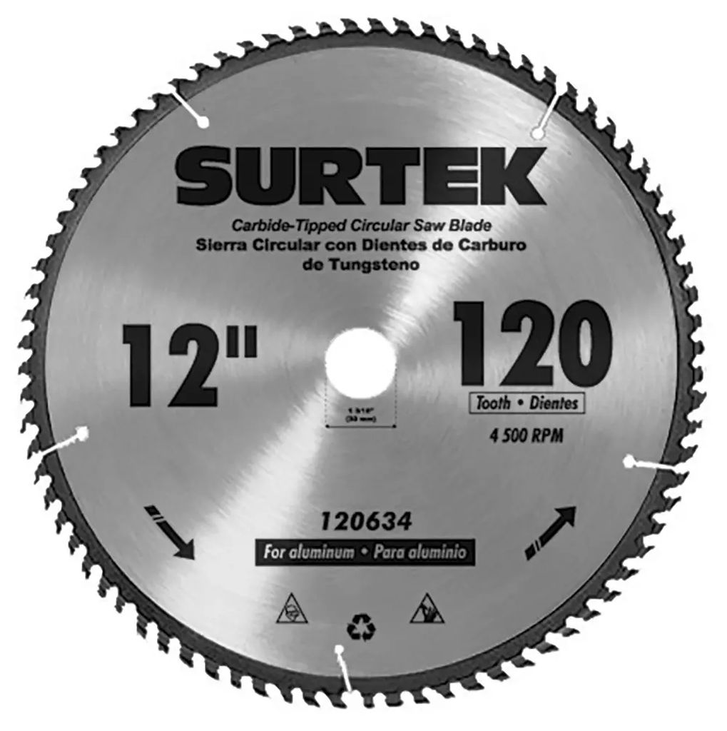 SIERRA CIRCULAR 7.1/4"X5/8" 60 DIENTES C-TUNG P/MADERA, SURTEK