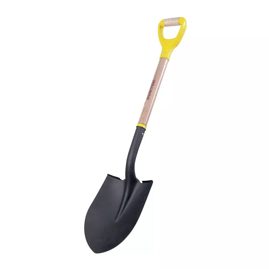 PALA REDONDA MANGO CORTO 30" EN Y PLASTICO, SURTEK