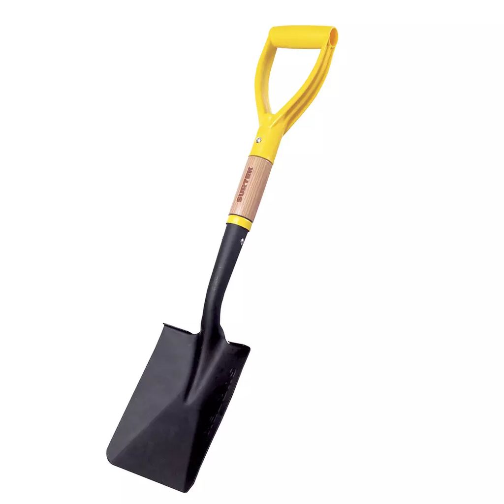 PALA CUADRADA MANGO CORTO 20" EN Y PLASTICO CAJUELERA, SURTEK