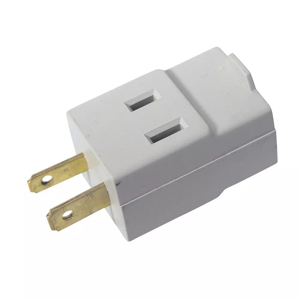 MULTICONTACTO ELECTRICO 127V 3 ENTRADAS POLARIZADAS CUADRADO (BLANCO), SURTEK