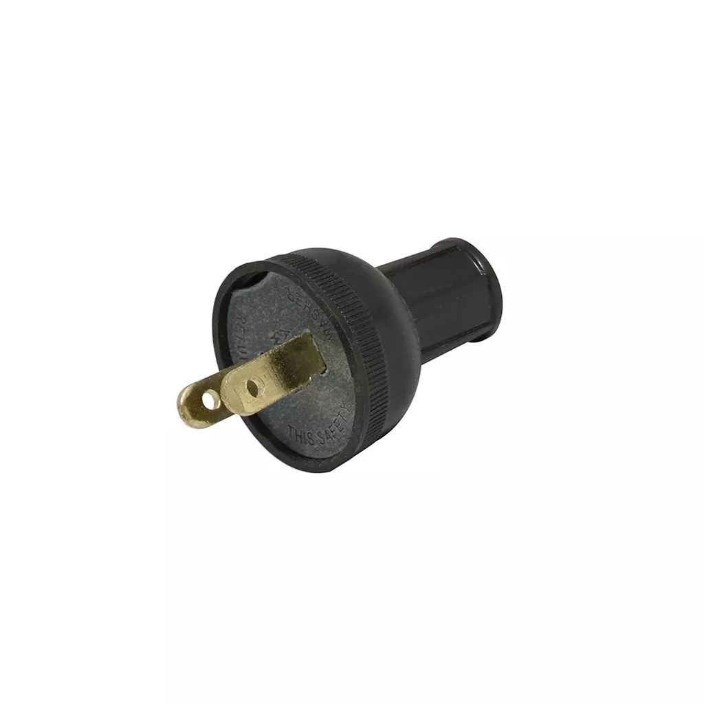 CLAVIJA ELECTRICA HULE 127VOLT REDONDA NEGRO, SURTEK