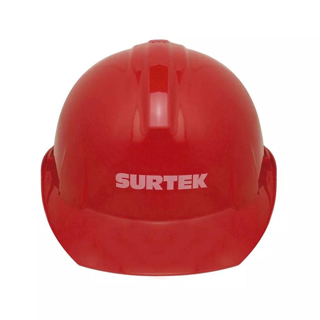 CASCO DE SEGURIDAD ROJO AJUSTE DE INTERVALOS, SURTEK