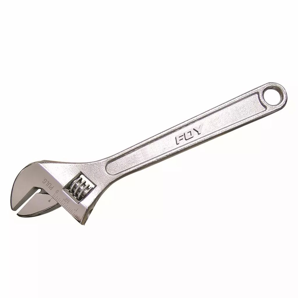 LLAVE AJUSTABLE 10" SATINADA, FOY