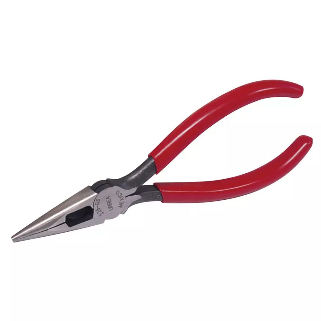 PINZA PARA ELECTRICISTA 6.1/4" DE PUNTA CONICA CORTE LATERAL, URREA