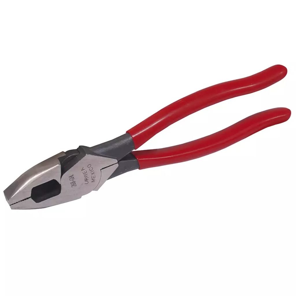 PINZA PARA ELECTRICISTA 9" DE CORTE LATERAL ALTA PALANCA, URREA