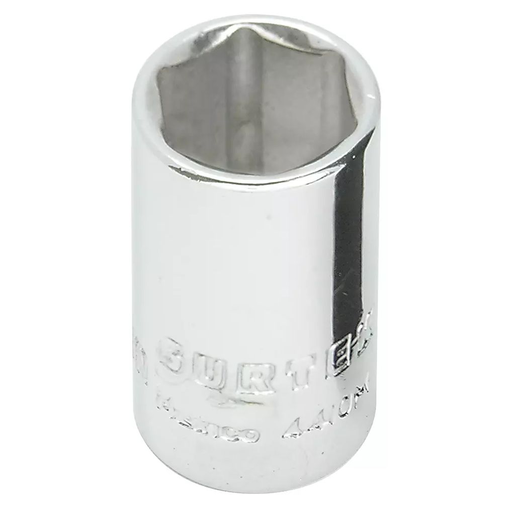 DADO CUADRO 1/4"X10MM CORTO 6 PTAS., SURTEK