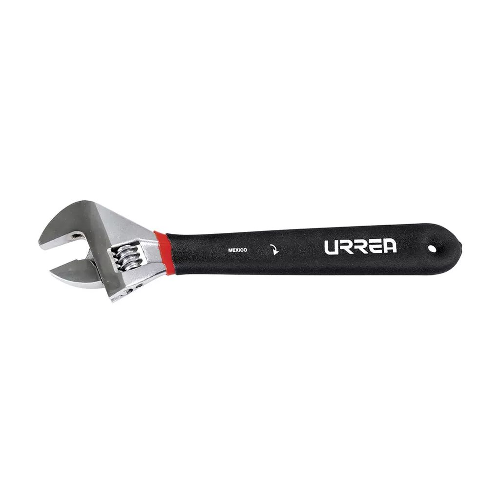 LLAVE AJUSTABLE 8" SATINADA C/GRIP, URREA