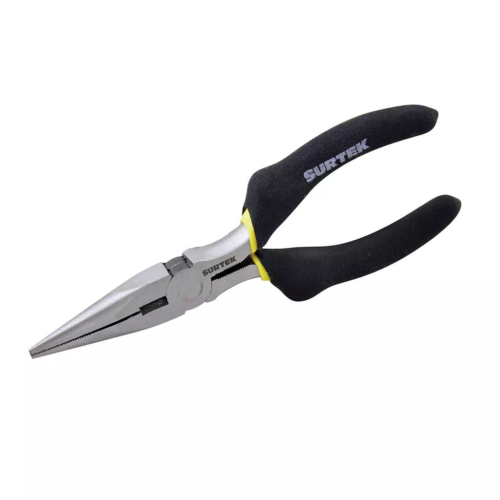 PINZA PARA ELECTRICISTA 5" DE PUNTA LARGA CORTE LATERAL, SURTEK