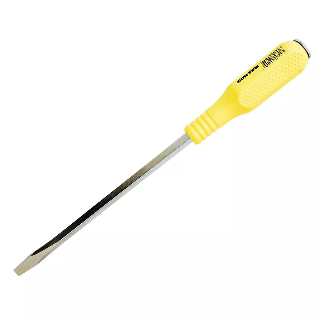 DESARMADOR DE GOLPE PLANO 1/4"X4" MANGO ERGONOMICO (BARRA CUADRADA), SURTEK