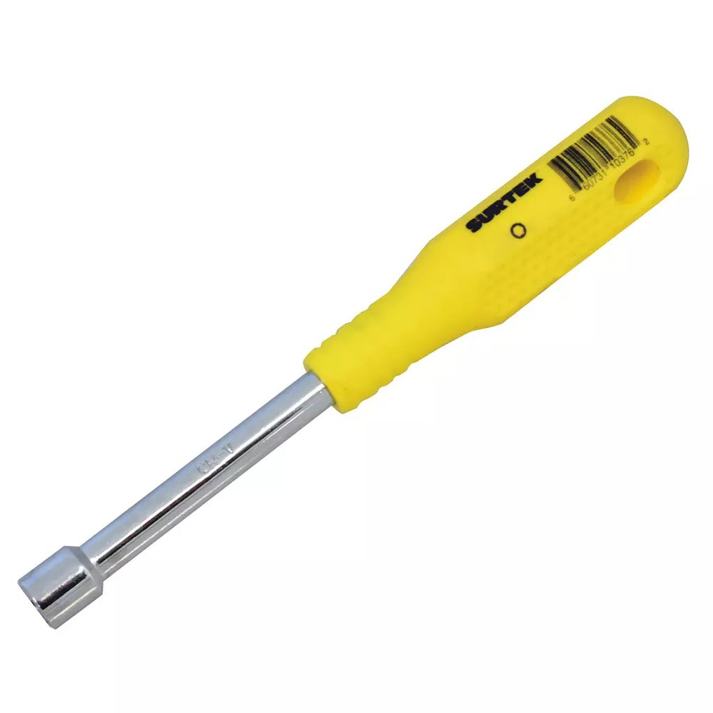 DESARMADOR DE CAJA 1/4"X3" (AMARILLO), SURTEK