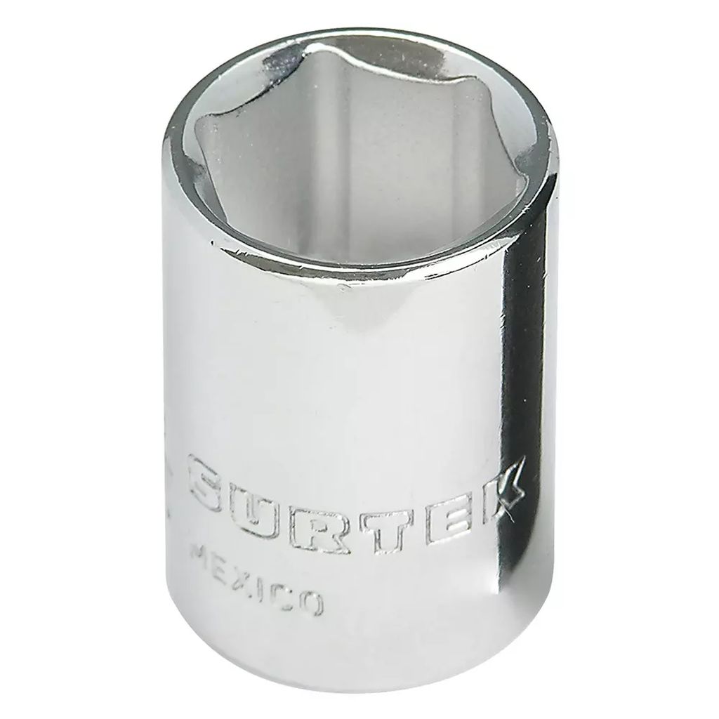 DADO CUADRO 3/8"X12MM CORTO 6 PTAS., SURTEK