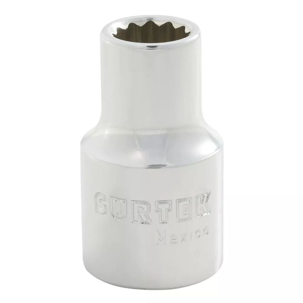 DADO CUADRO 1/2"X9MM CORTO 12 PTAS., SURTEK