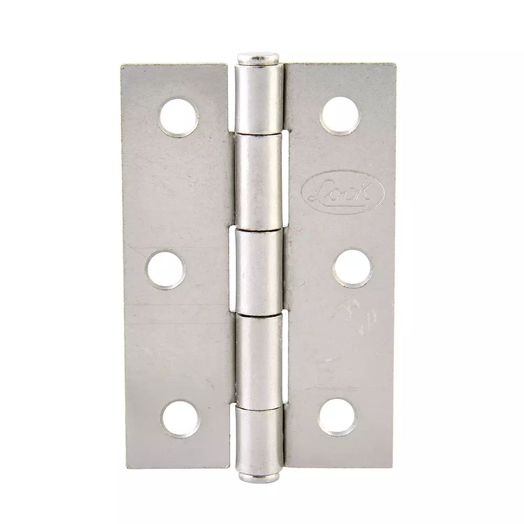 [U1 LBA10NI] BISAGRA LIGERA RECTANGULAR 1" X 1" (25MM X 25MM) NIQUEL SATINADO CON TORNILLOS, LOCK