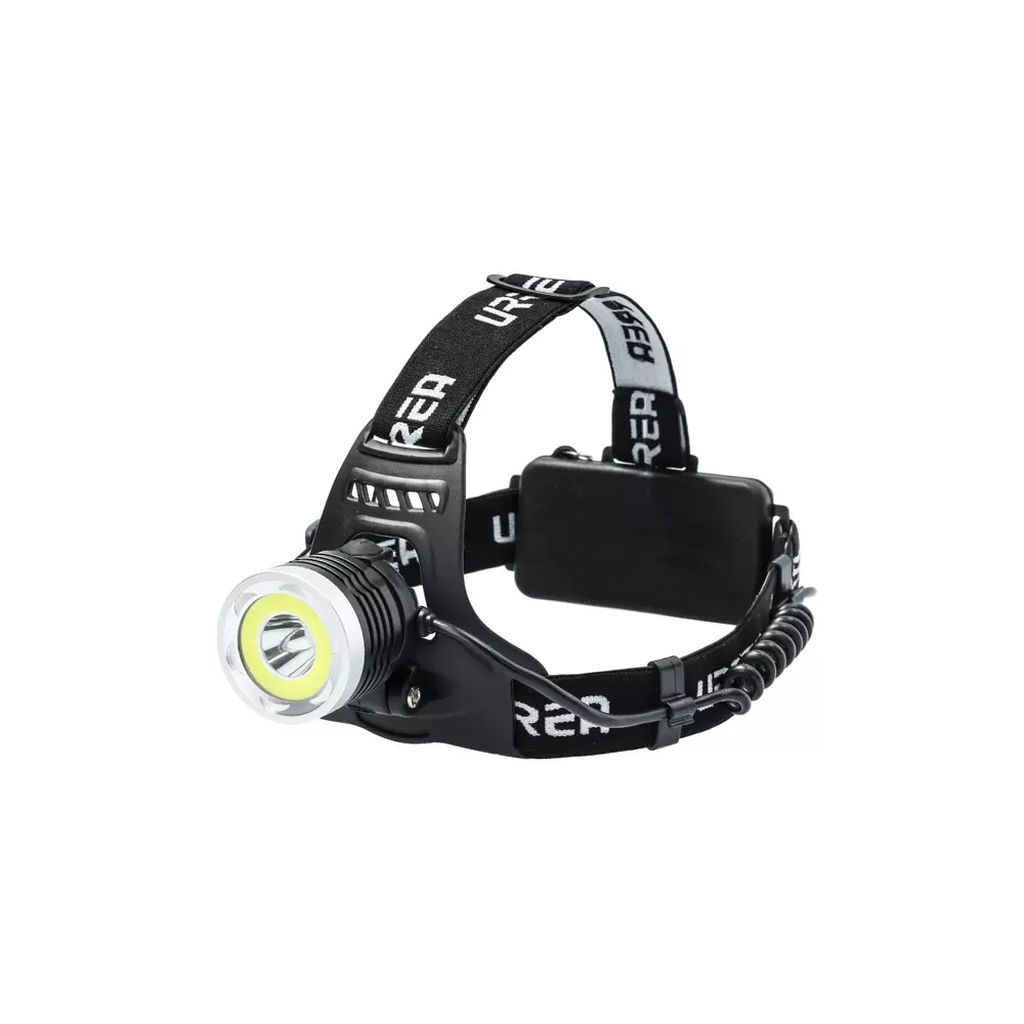 LINTERNA PARA CABEZA RECARGABLE 1 LED CREE + 1 LED COB 250LM LITIO-ION 3W 6500K 4 NIVELES, URREA
