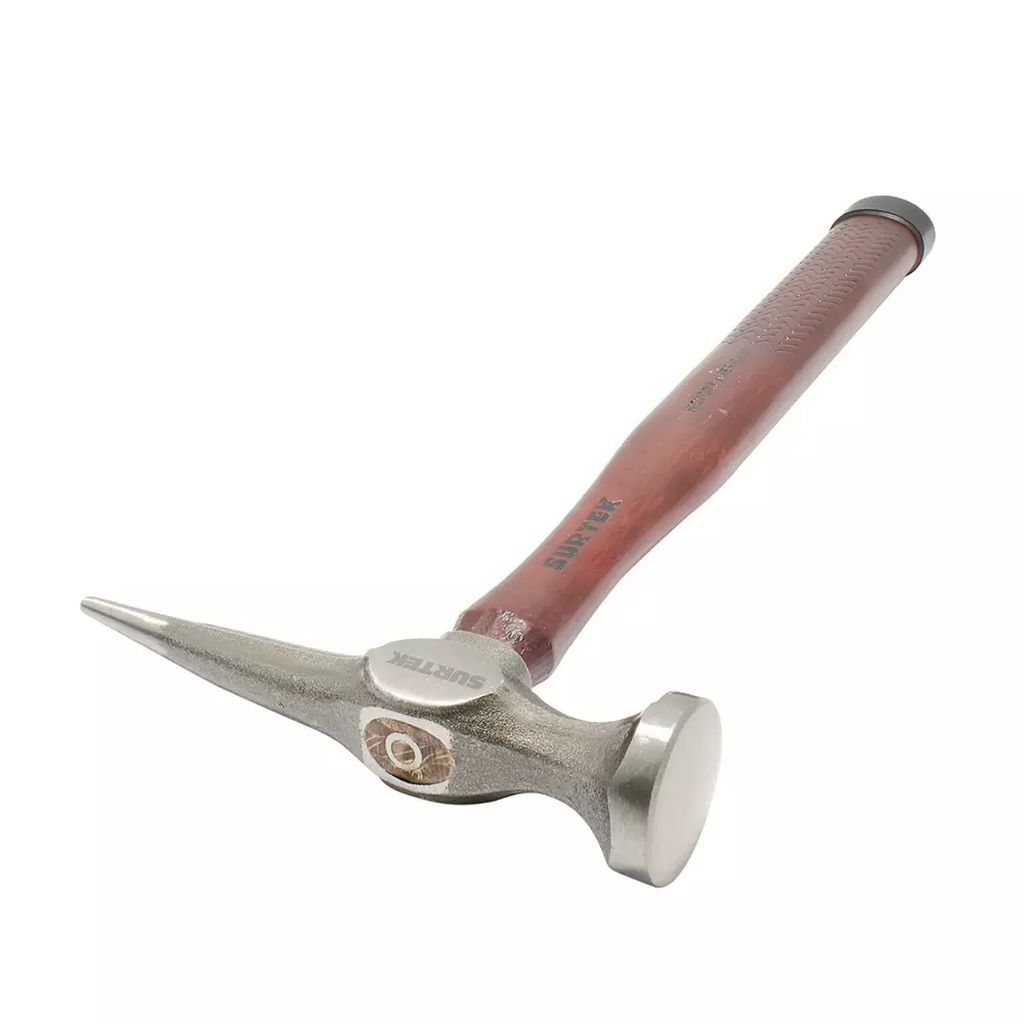 MARTILLO PARA LAMINERO 11OZ C/1 CABEZA PLANA Y PUNTA LARGA (DESABOLLADOR), SURTEK