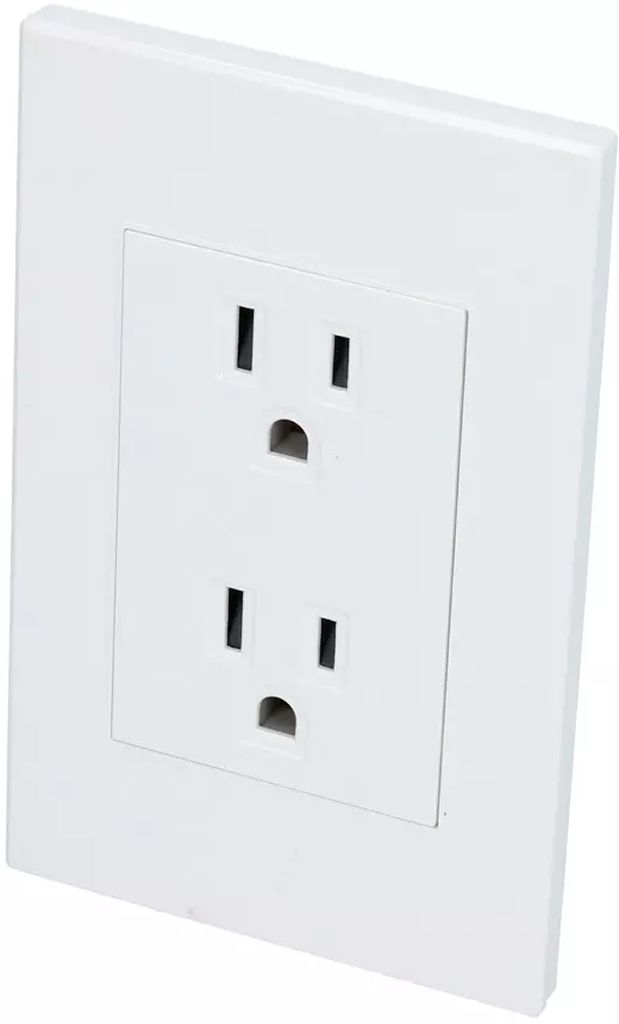 CONTACTO ELECTRICO DOBLE PLASTICO EN ABS ATERRIZADO COLOR BLANCO LINEA PREMIUM 16 A, SURTEK