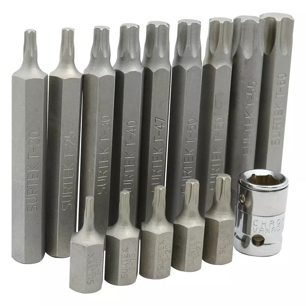 JUEGO DE PUNTAS TORX (15 PIEZAS) BLISTER, SURTEK