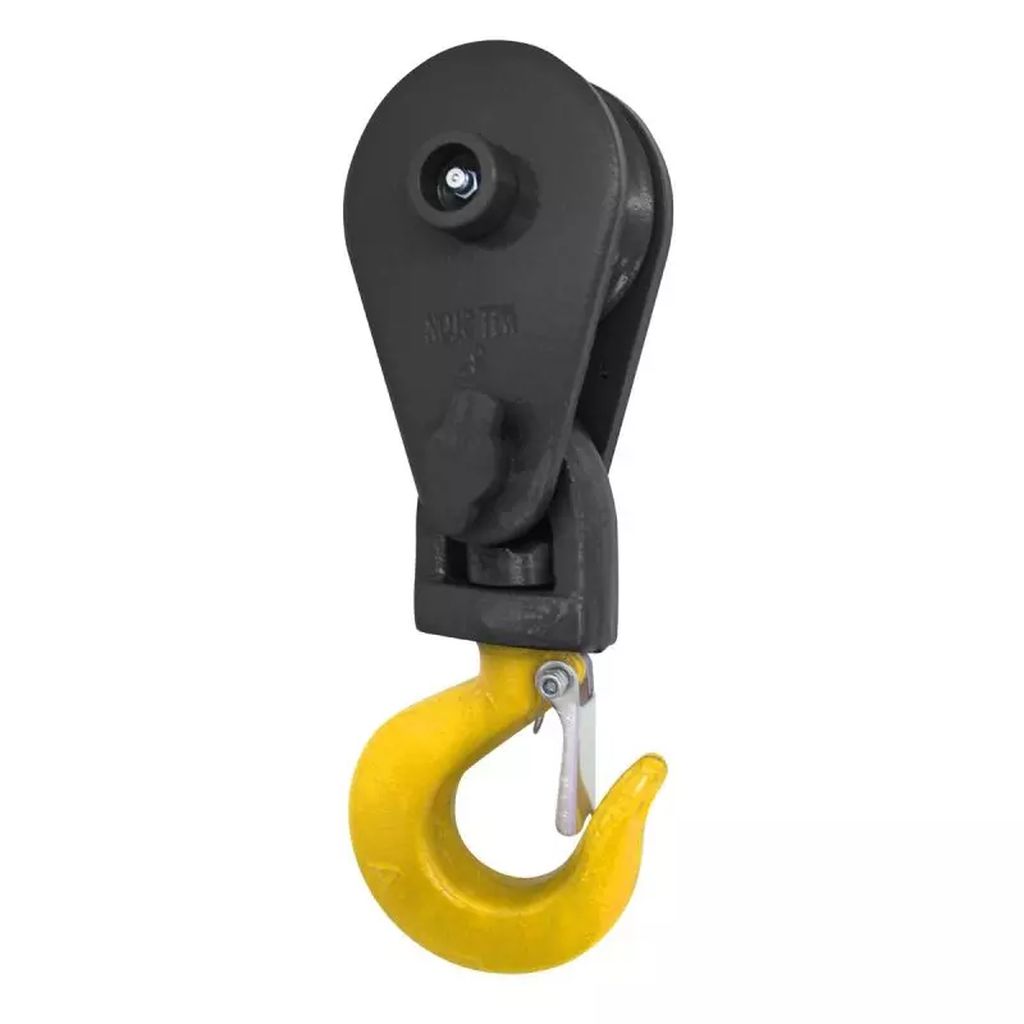 POLEA CON GANCHO PARA CABLE 1/2" 4 TON, SURTEK