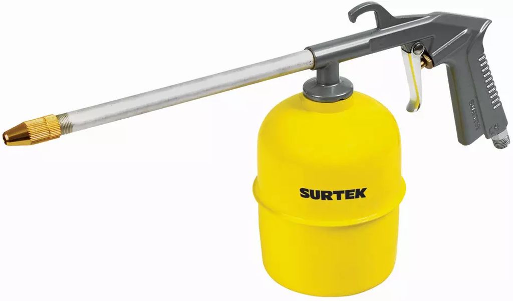 PISTOLA LIMPIA MOTORES CON VASO DE ALUMINIO 1 LT, SURTEK