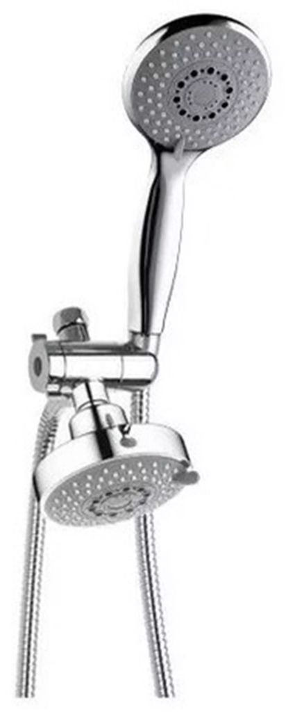 REGADERA DE TELEFONO C/ 3 FUNCIONES ABS ECOLOGICA (CROMO), DICA