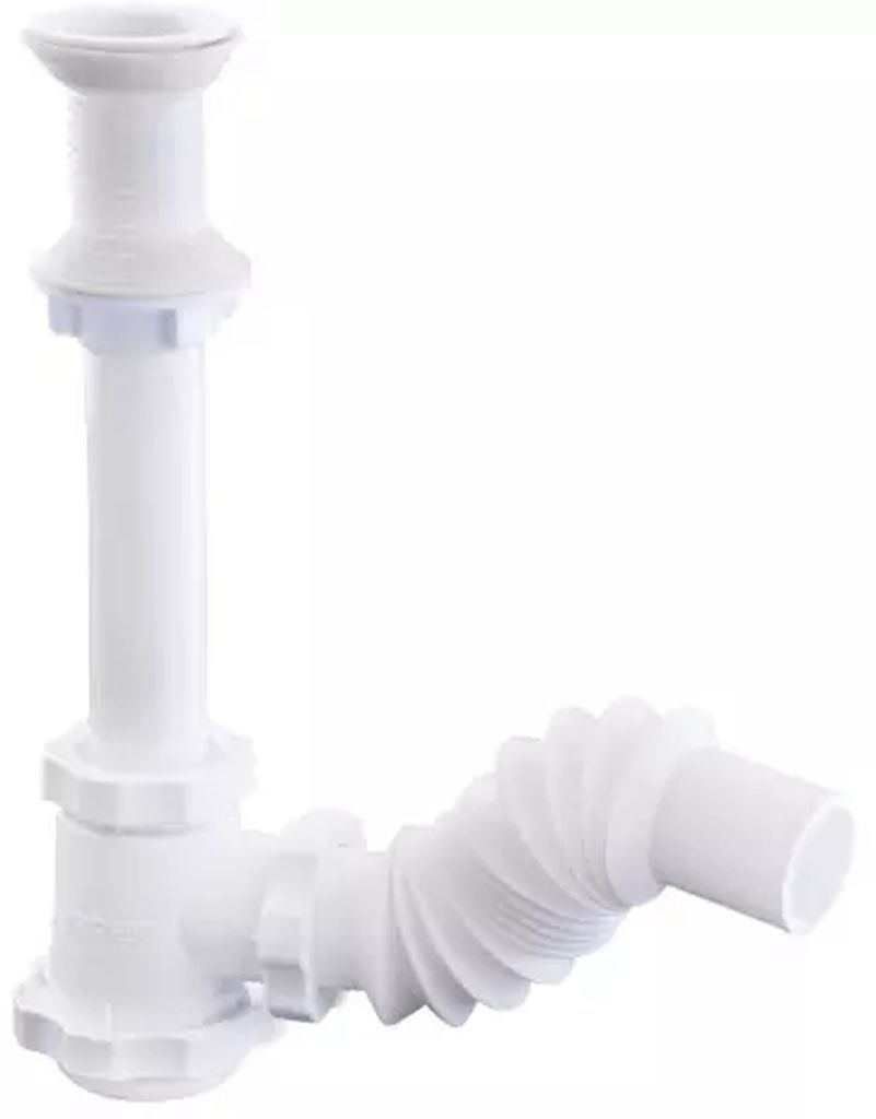 CESPOL PARA LAVABO SIN CUBIERTA FLEXIBLE BOTE CHICO, URREA PLOMERIA