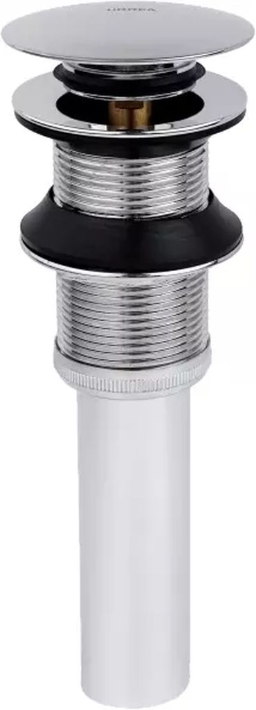 CONTRA PARA LAVABO CON TAPON PUSH DE LATON SIN REBOSADERO, URREA PLOMERIA