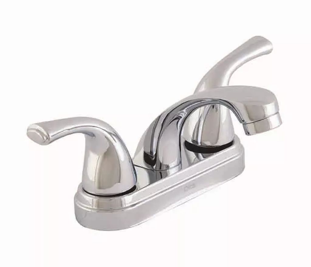 MEZCLADORA P/LAVABO 4" DICA VERDE (CUBIERTA, MANERALES DE PALANCA, CARTUCHO CERAMICO) CROMO, DICA